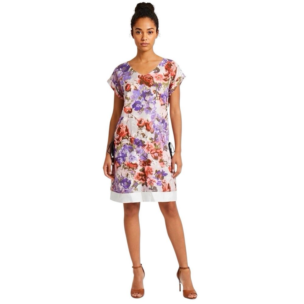 South To South Womens Dress Sz 38 US 6 Floral Boho Garden Brunch Spring Easter - Picture 1 of 12
